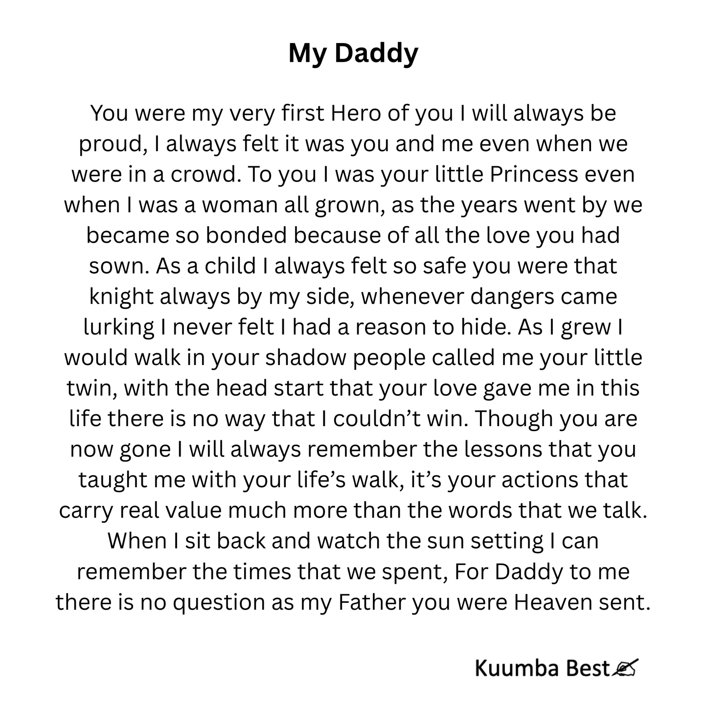 My Daddy