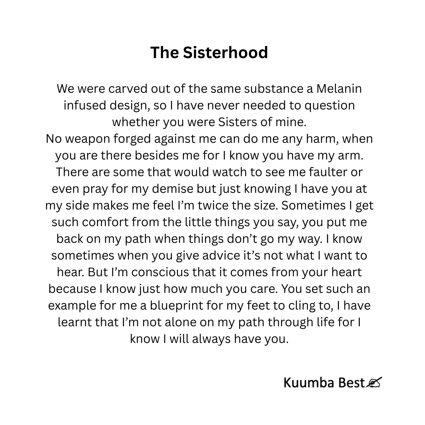 The Sisterhood