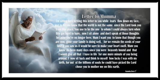 Letter to Mumma